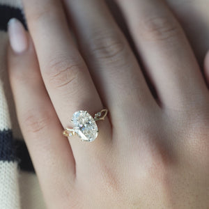 The Twig - Engagement Ring Made in Yellow Gold