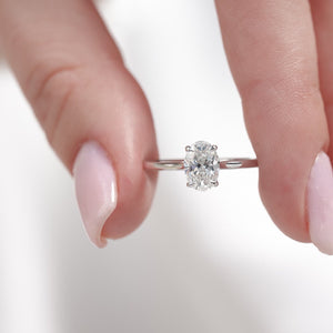 The Lexie - Engagement Ring Made in White Gold