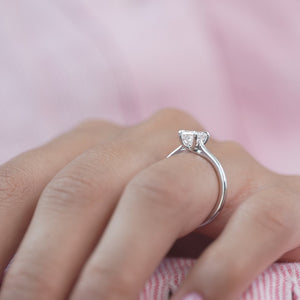 The Lexie - Engagement Ring Made in White Gold