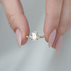 The Penelope - Engagement Ring Made in White Gold