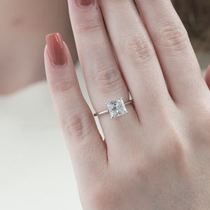 The Lexie - Engagement Ring Made in White Gold
