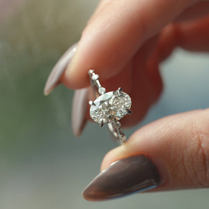 The Penelope - Engagement Ring Made in White Gold