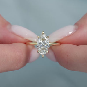 The Nelly - Engagement Ring Made in Yellow Gold