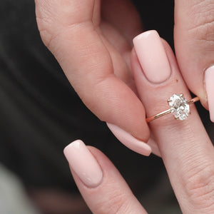 The Ashley - Engagement Ring Made in Rose Gold