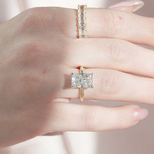 The Kamellie - Engagement Ring Made in Yellow Gold