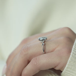 The Twig - Engagement Ring Made in White Gold