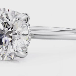 The Kamellie - Engagement Ring Made in White Gold