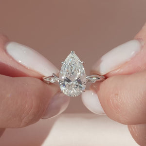 The Twig - Engagement Ring Made in White Gold