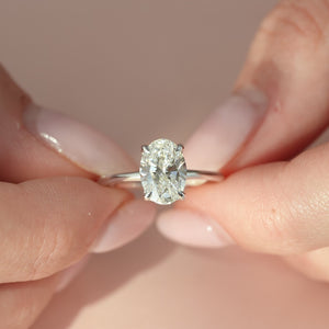 The Sarah - Engagement Ring Made in White Gold