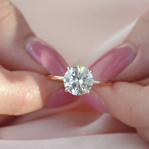 The Ashley - Engagement Ring Made in Rose Gold