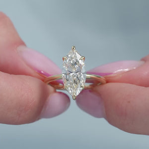 The Sarah - Engagement Ring Made in Yellow Gold