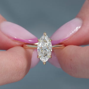 The Lexie - Engagement Ring Made in Yellow Gold