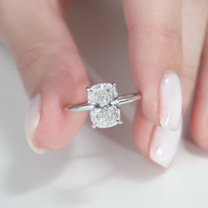 The Sarah - Engagement Ring Made in White Gold