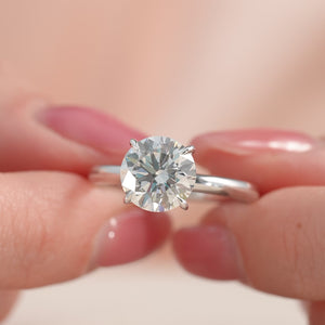 The Kamellie - Engagement Ring Made in White Gold