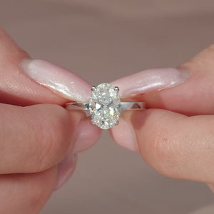 The Eleanor - Engagement Ring Made in White Gold